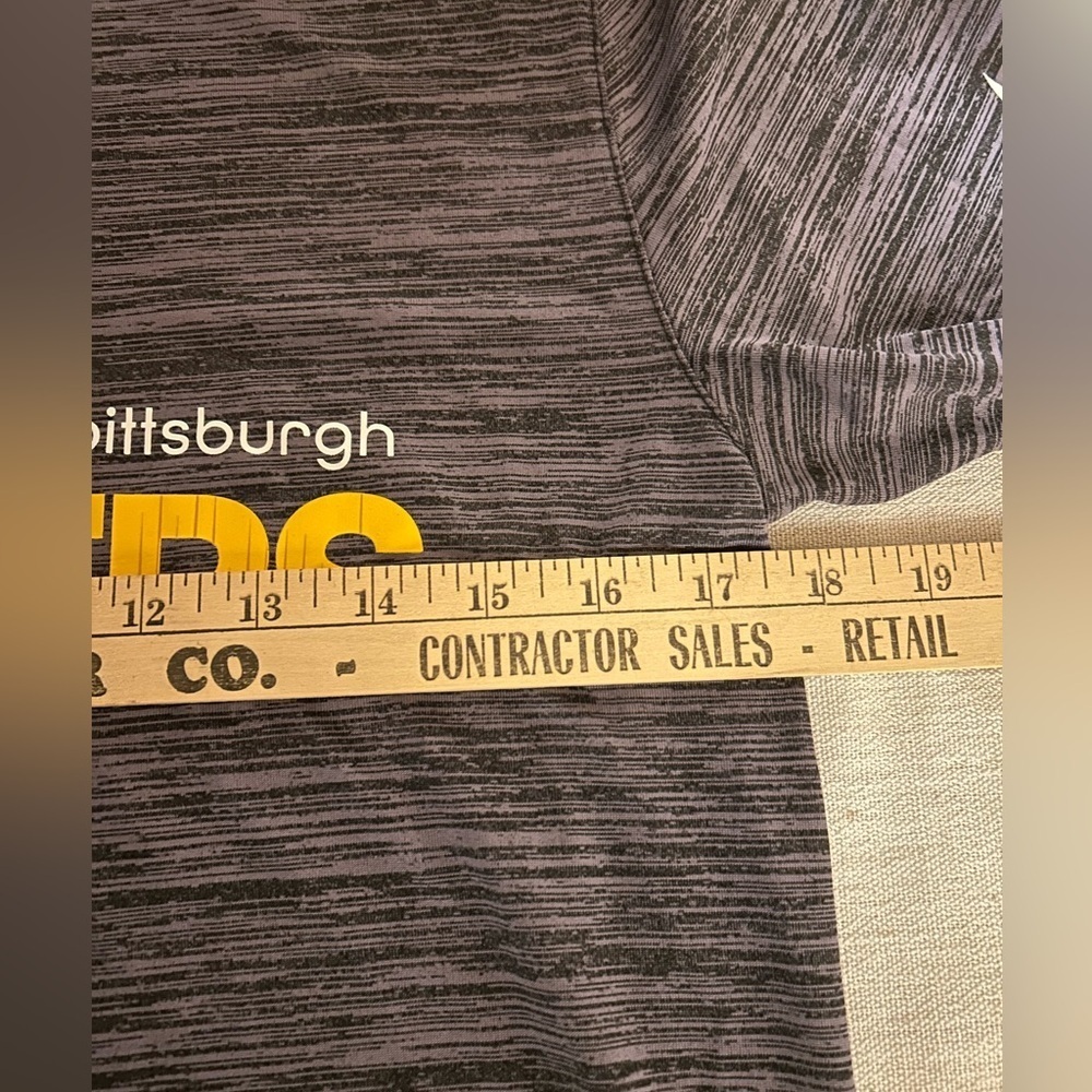 Nike Pittsburgh Steelers Mens Gray Dri Fit Short Sleeve Football Logo Size Small - Picture 4 of 8